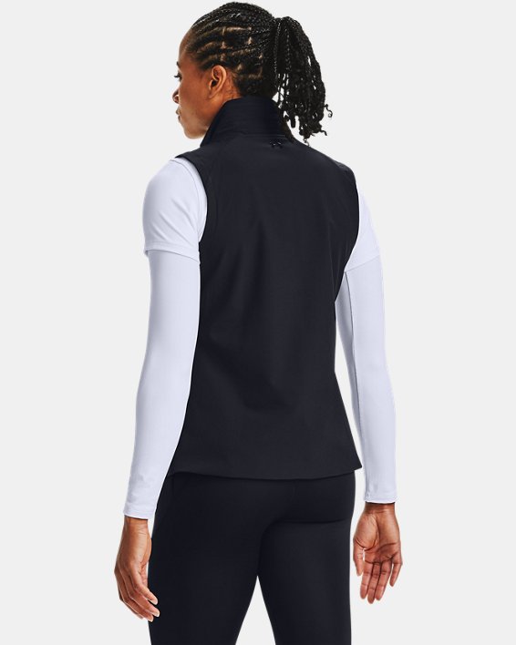 Women's UA Storm Revo Full Zip Vest, Black, pdpMainDesktop image number 1